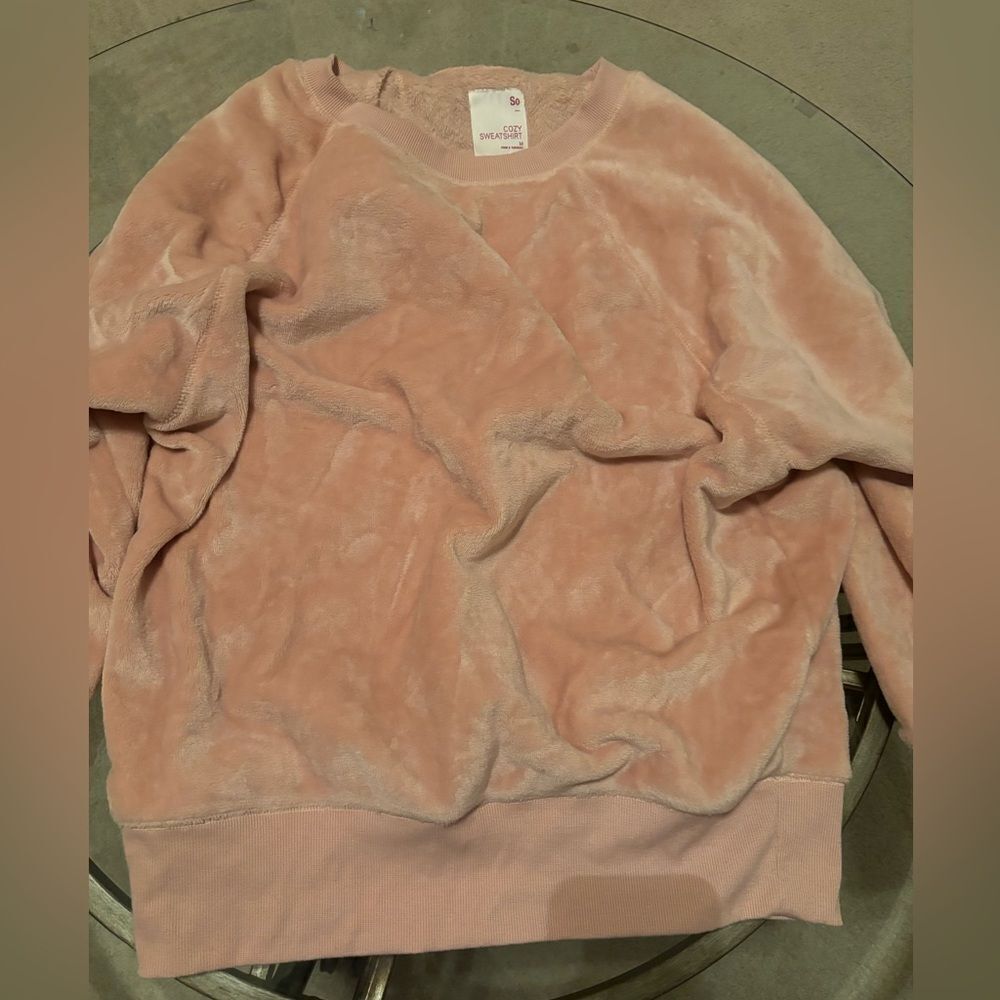 SO Cozy Peach Sweatshirt
